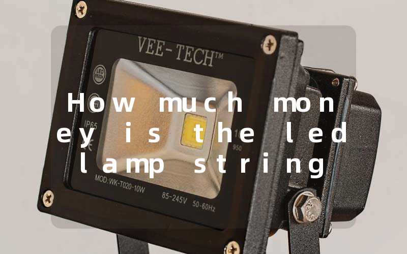 How much money is the led lamp string